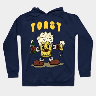 Beer Toast Mascot Hoodie